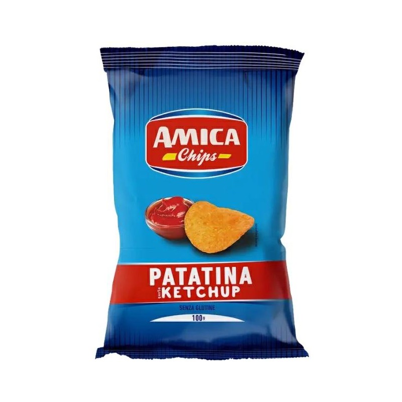 Amica Chips La Patatina Ketchup Senza Glutine Busta da 100 gr