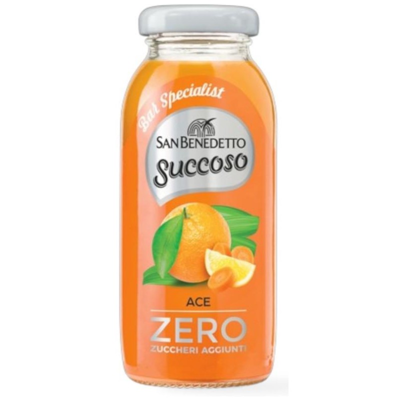 Succoso Zero ACE Vetro 0,2Lx12 San Benedetto