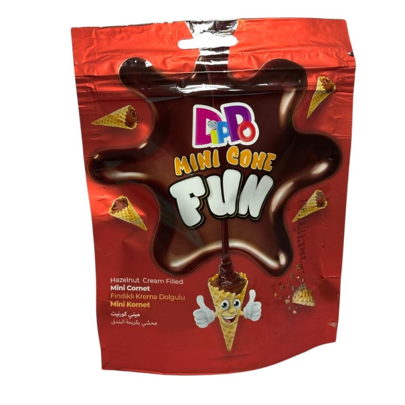 Mini Coni Ricoperti al Cioccolato al Latte gr.70