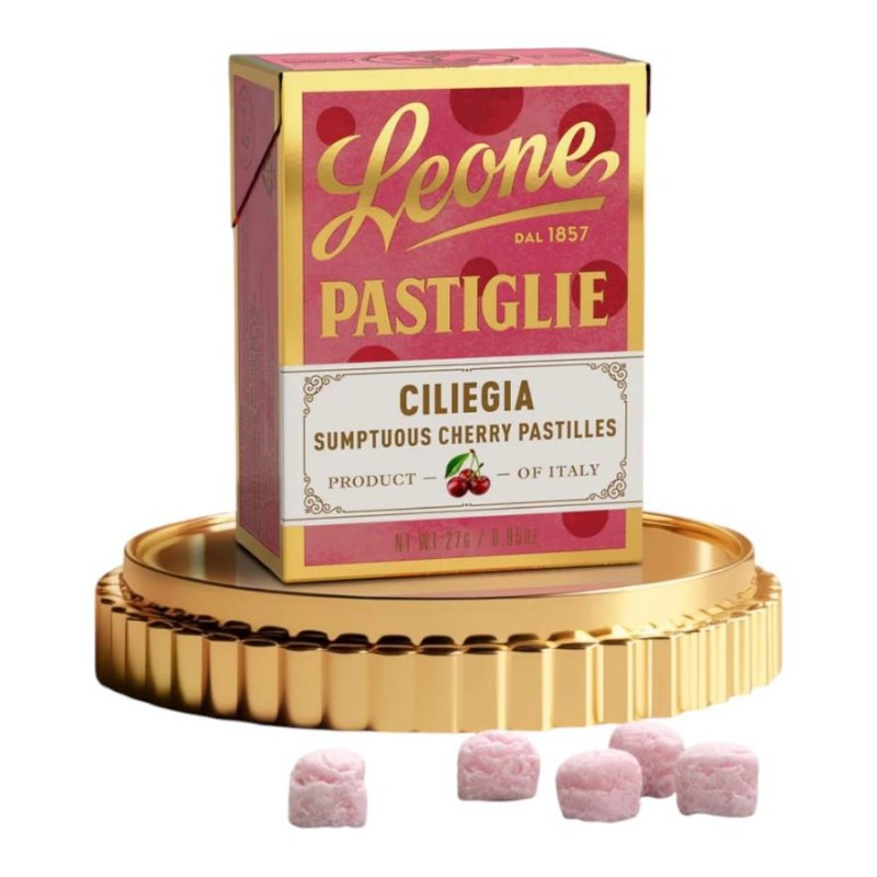 Pastiglie Leone Ciliegia Scatola gr.27
