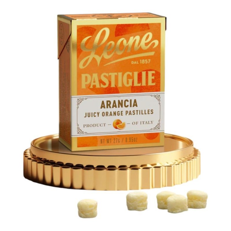 Pastiglie Leone Arancia Scatola gr.27