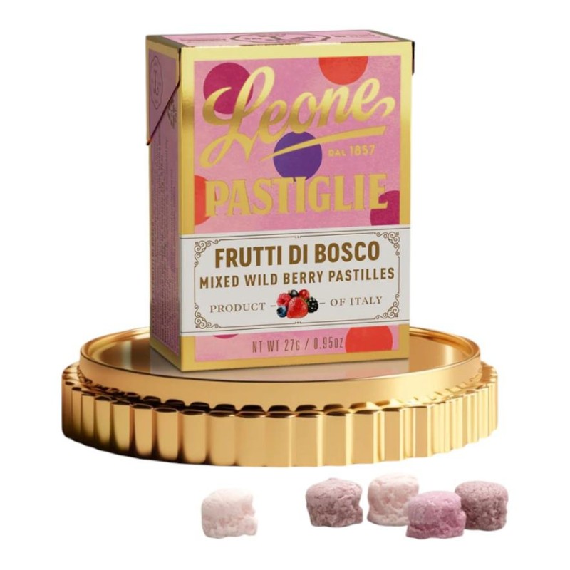 Pastiglie Leone Frutti di Bosco Scatola gr.27