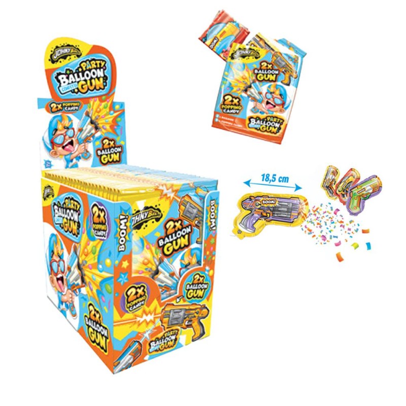 Party Balloon Confetti Gun JohnyBee da Gr.4 in 24 confezioni