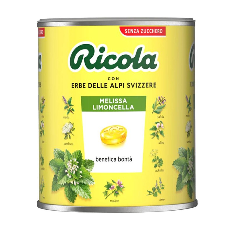 Ricola Caramelle Balsamiche alle Erbe Senza Zucchero MELISSA E LIMONCELLA 1 Kg
