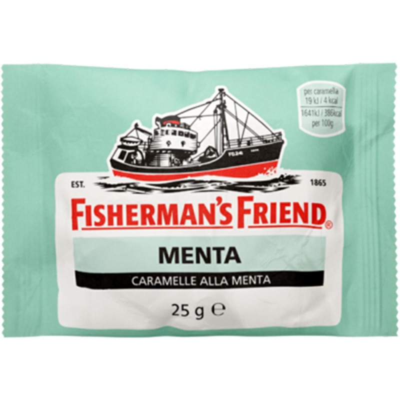 Caramelle FISHERMAN'S Gusto Menta 24 x 25 grammi.