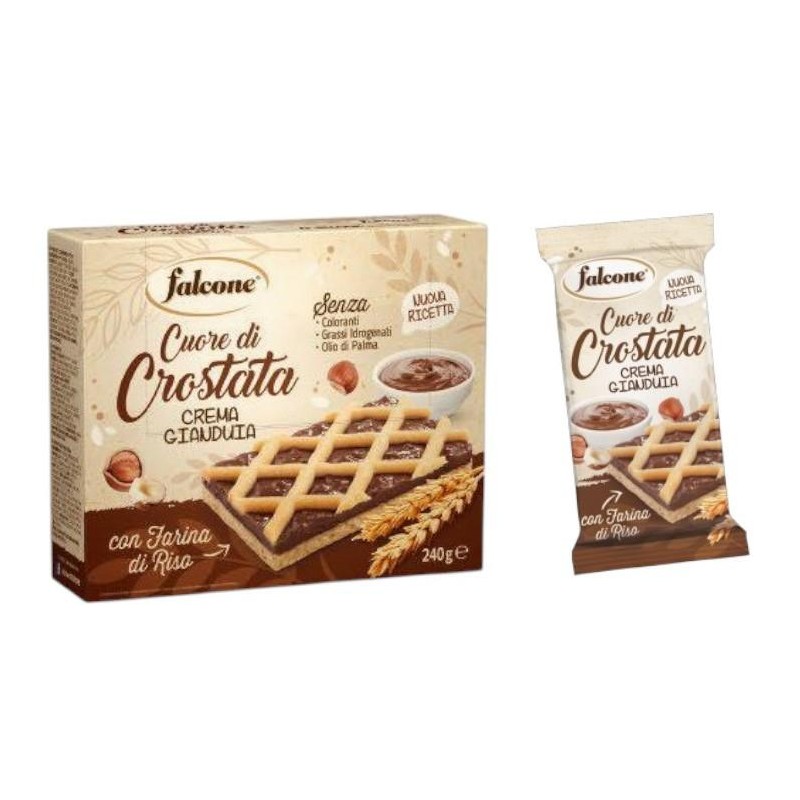 Falcone Trancio Farina di Riso e Crema Gianduia 240 gr