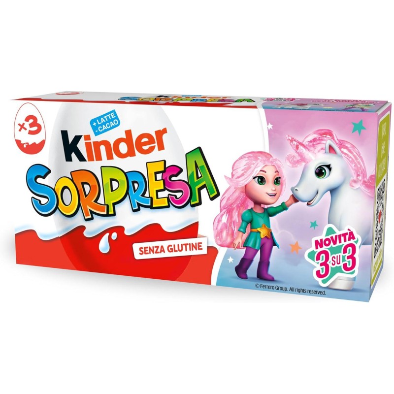Kinder Sorpresa Disney Princess Femminile 3 ovetti da gr.60