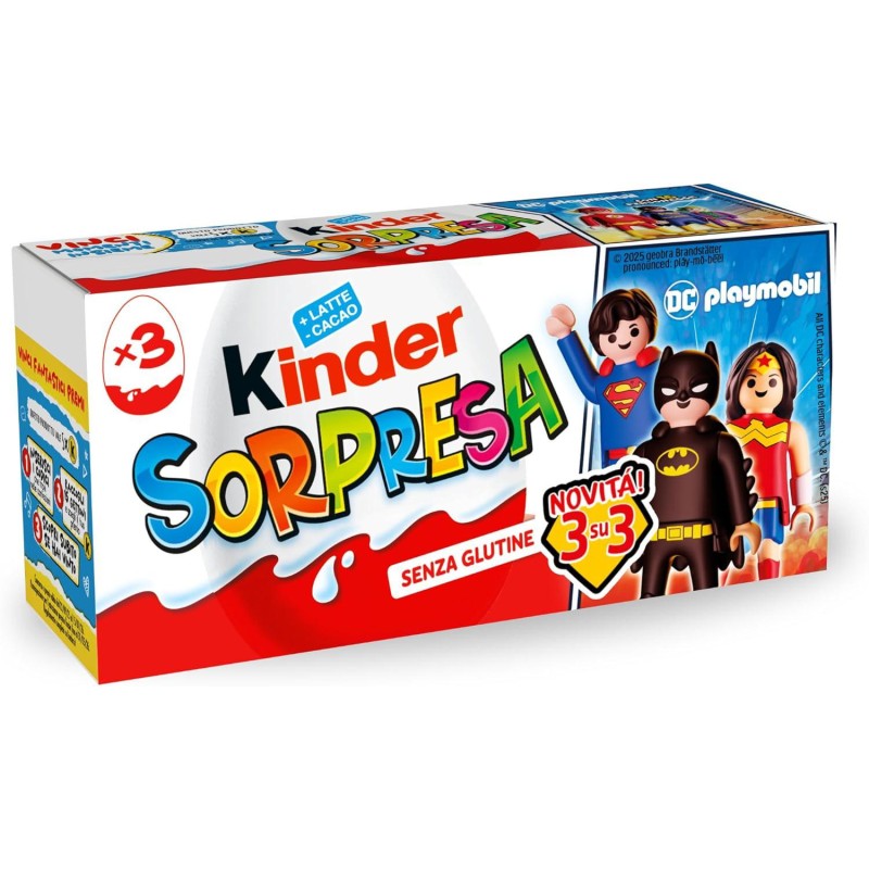 Kinder Sorpresa Unisex  3 ovetti da gr.60