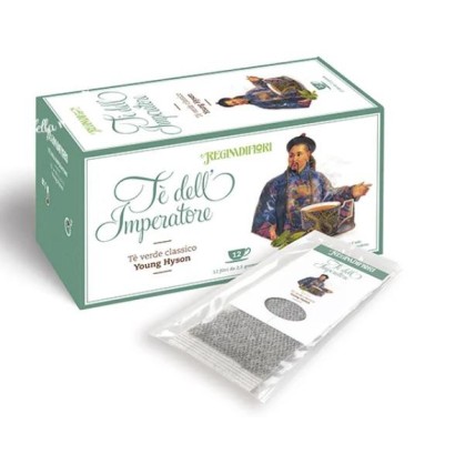 Tisana Te' dell'Imperatore 12 filtri  Te' Verde Regina di Fiori