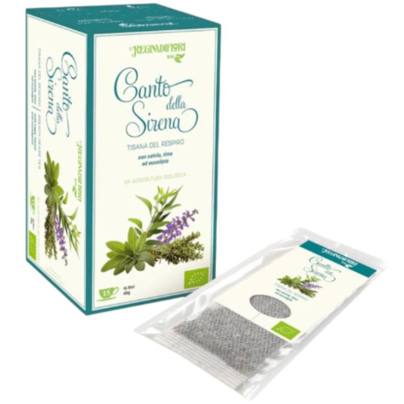 Canto della Sirena Tisana Biologica 15 filtri  Regina di Fiori