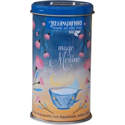 Lattina 12 filtri  Tisane ad Alta Voce Bio Mago Merlino Regina di Fiori