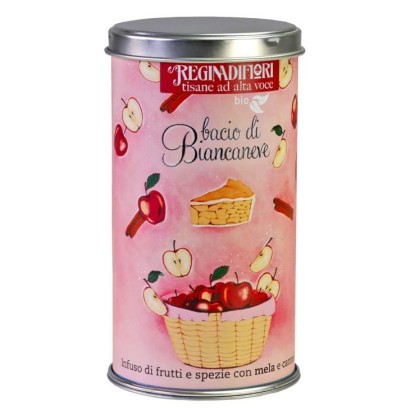 Lattina 12 filtri  Tisane ad Alta Voce Bio Bacio di Biancaneve Regina di Fiori