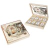 Scatola Regalo Legno 40 filtri 8 Tisane Regina di Fiori