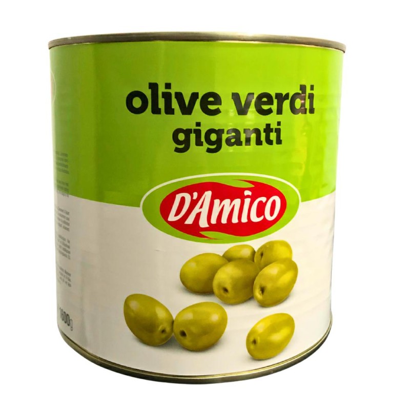 D'Amico Olive Verdi Giganti in Latta da 2650g