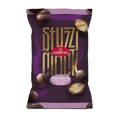 Stuzzicante Mandorle Tostate Ricoperte da Cioccolato Fondente 30g x30