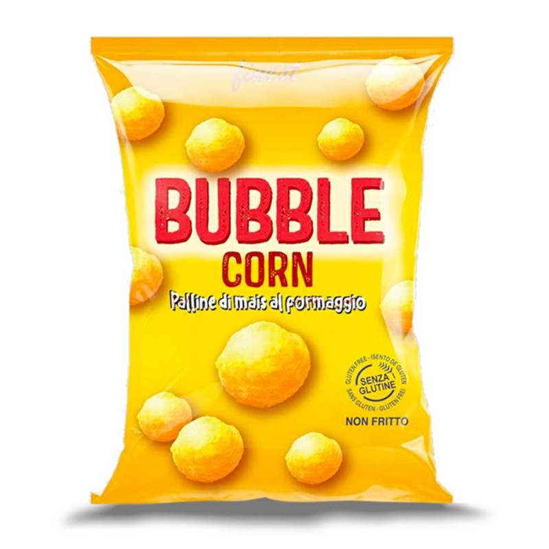 Palline di Mais al Formaggio Bubble Corn gr.40