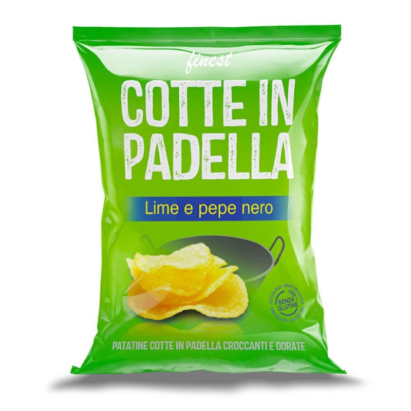 Chips Cotte in Padella Lime e Pepe gr.70