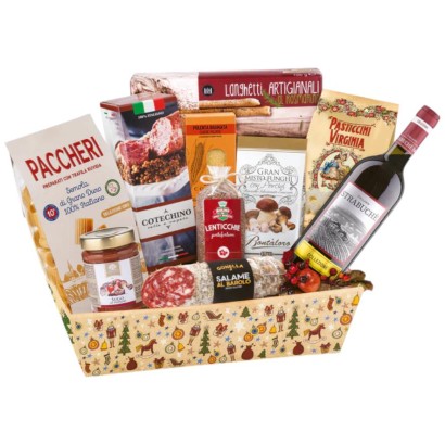 Vassoio Natalizio litografato Il Gastronomico pz.11 Villa Guelfa