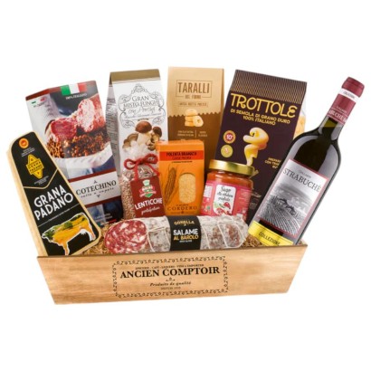 Vassoio Natalizio litografato La Contadina pz.11 Villa Guelfa