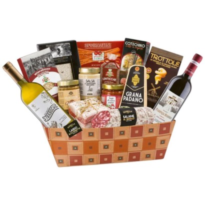 Cesto Natalizio litografato Del Poggio pz.15 Villa Guelfa