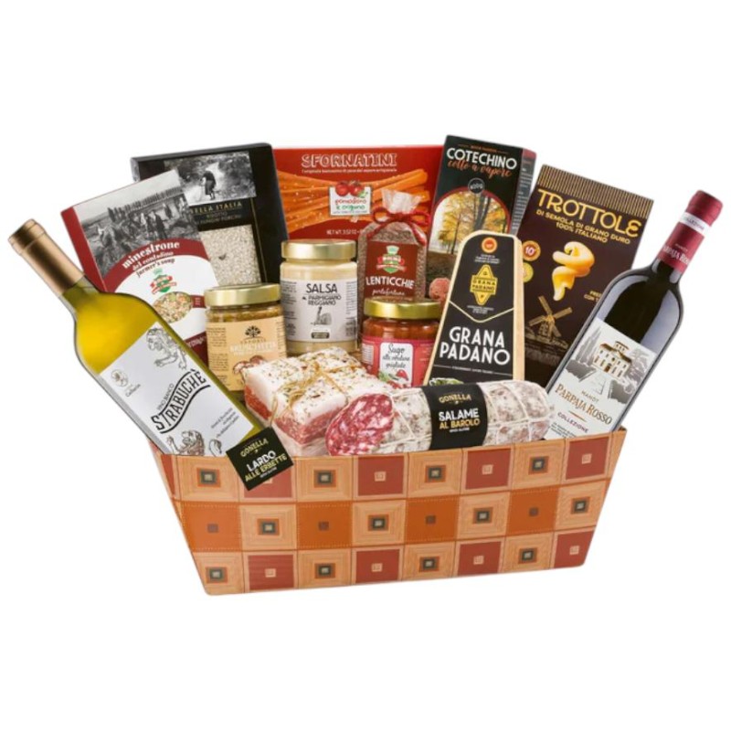 Cesto Natalizio litografato Del Poggio pz.15 Villa Guelfa