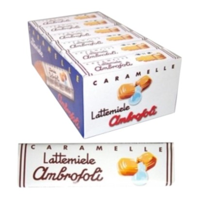 Ambrosoli Caramelle LatteMiele Confezione da 24 Stick