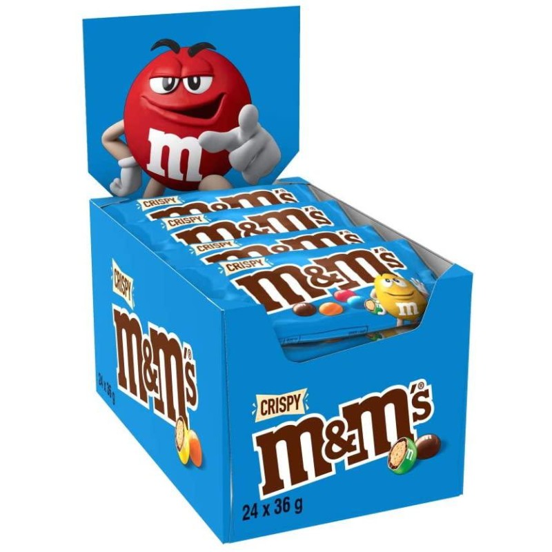 M&M'S Crispy 24 confezioni da gr.36