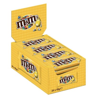 M&M'S Arachidi Confetti al Cioccolato al Latte 24 pezzi da 45 grammi