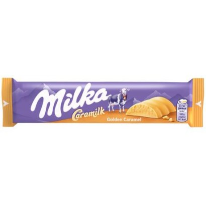 Milka Caramilk Barretta Cioccolato Bianco e Caramello Confezione da 36 x 37 grammi