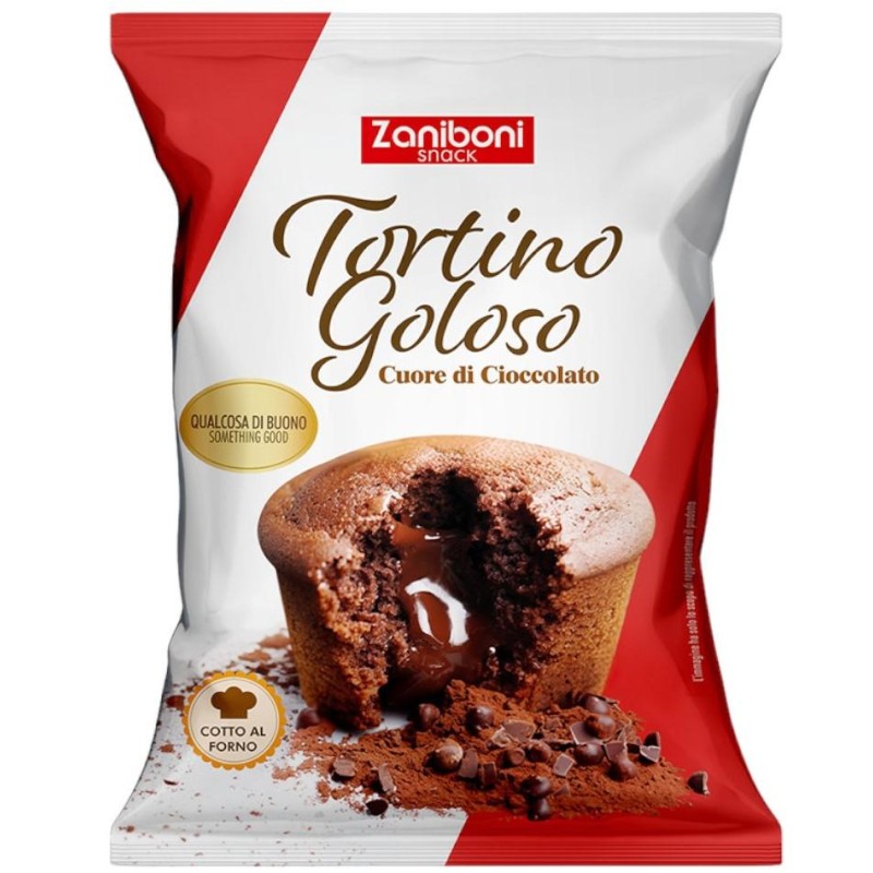 Tortino Goloso con Cuore di Cioccolato gr.60 x20 pezzi Zaniboni