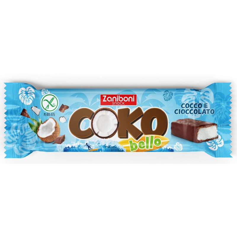 Coko Bello con Cocco e Cioccolato gr 40x24 Zaniboni Bounty