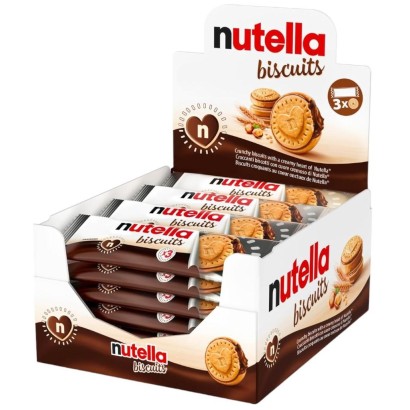 Nutella Biscuits Biscotti Ripieni di Nutella T3 da 28 Confezioni