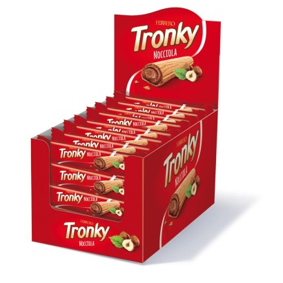 Tronky Ferrero Wafer Croccante con Ripieno alla Nocciola Confezione da 48 pz