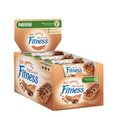 Nestle' Fitness Barrette Cioccolato al Latte 24 pezzi da 22,5 grammi