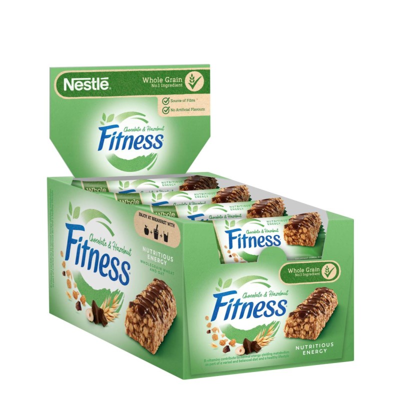 Nestle' Fitness Barrette Nocciola 24 pezzi da 22,5 grammi