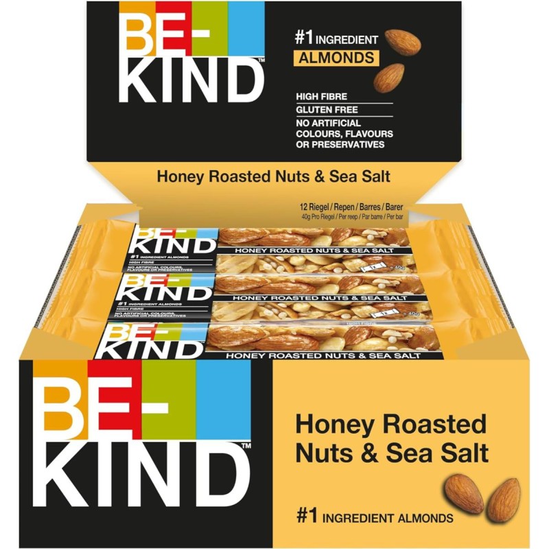 BE-KIND Barrette Miele e Sale Marino gr.40x12