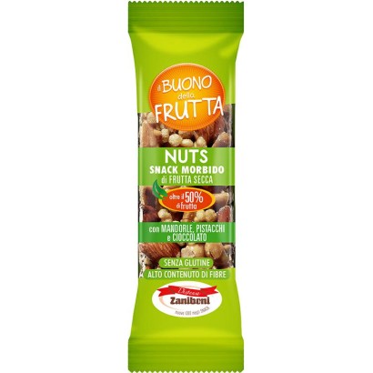 NUTS Mandorle, Pistacchi e Cioccolato gr.35 x20 pezzi Zaniboni