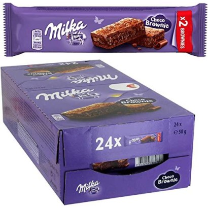 Milka Choco Brownie Tortina al Cioccolato al Latte Espositore da 24 pz x 50 gr