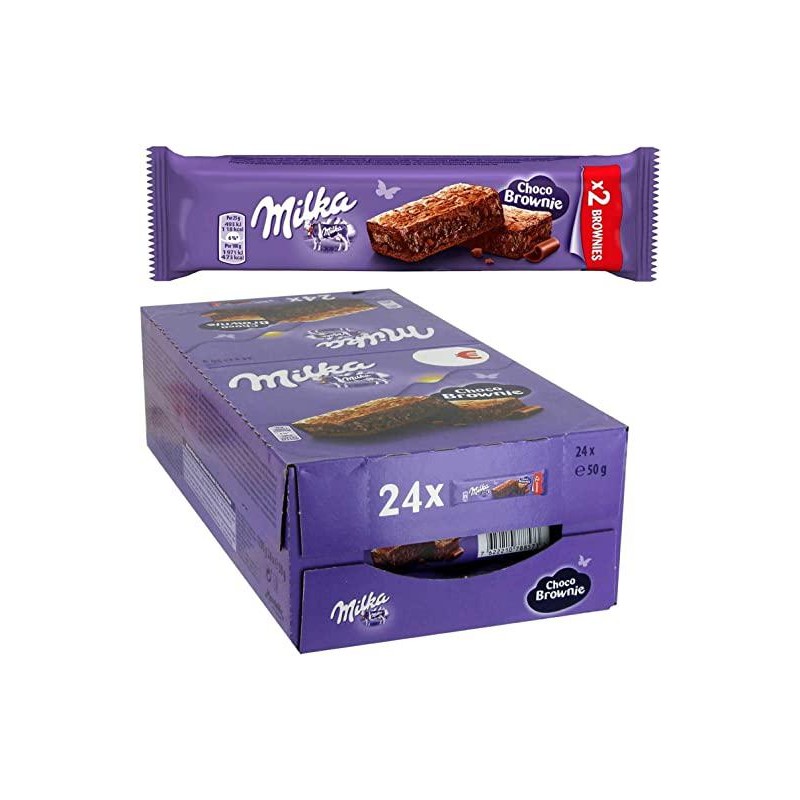 Milka Choco Brownie Tortina al Cioccolato al Latte Espositore da 24 pz x 50 gr