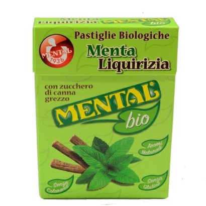 Astuccio Mental Pastiglie Biologiche Menta/Liquirizia Fassi x16